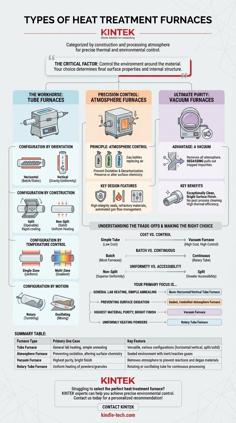 열처리로의 종류는 무엇인가요? 재료의 성공을 위한 올바른 용광로 선택 시각적 가이드