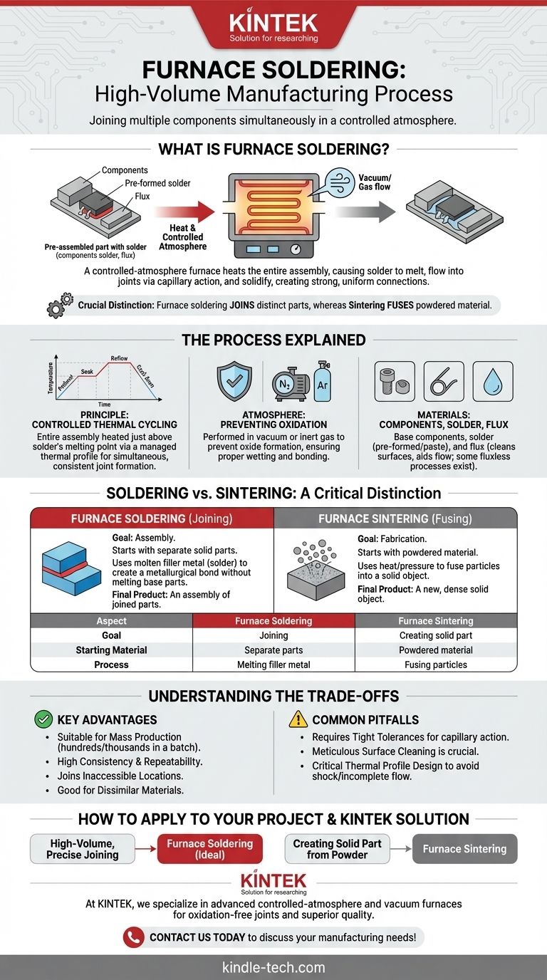 What is furnace soldering? A High-Volume Process for Joining Components Visual Guide
