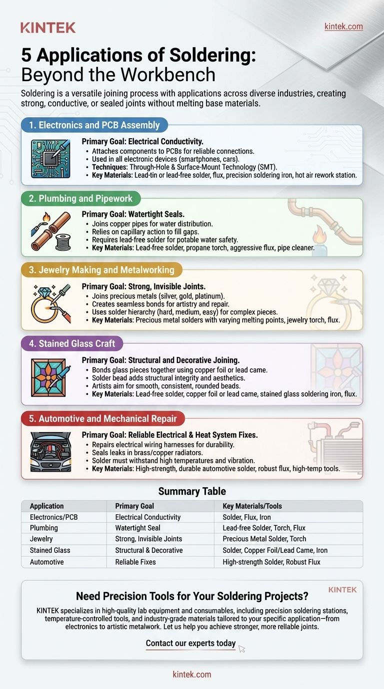焊接的五种应用是什么？从电子产品到艺术品，掌握材料连接技术 图解指南