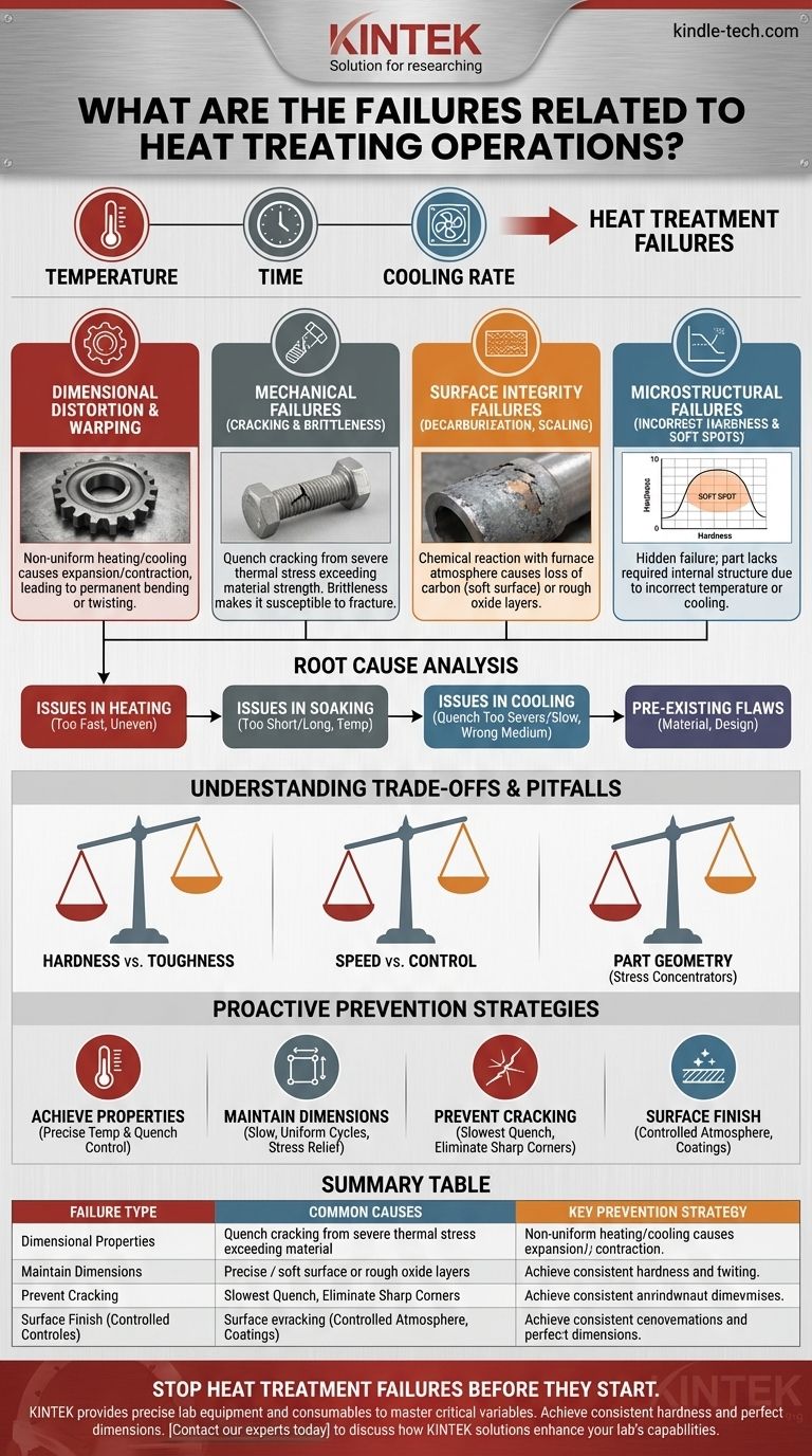 Welche Fehler treten bei Wärmebehandlungsvorgängen auf? Verzug, Rissbildung und weiche Stellen vermeiden Visuelle Anleitung