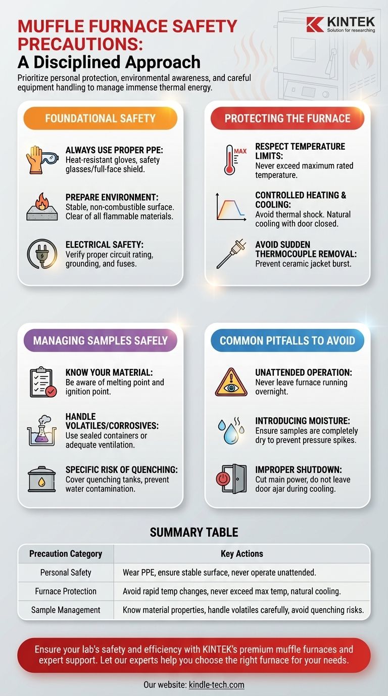 머플로 사용 시 어떤 예방 조치를 취해야 하나요? 필수 안전 및 작동 지침 시각적 가이드