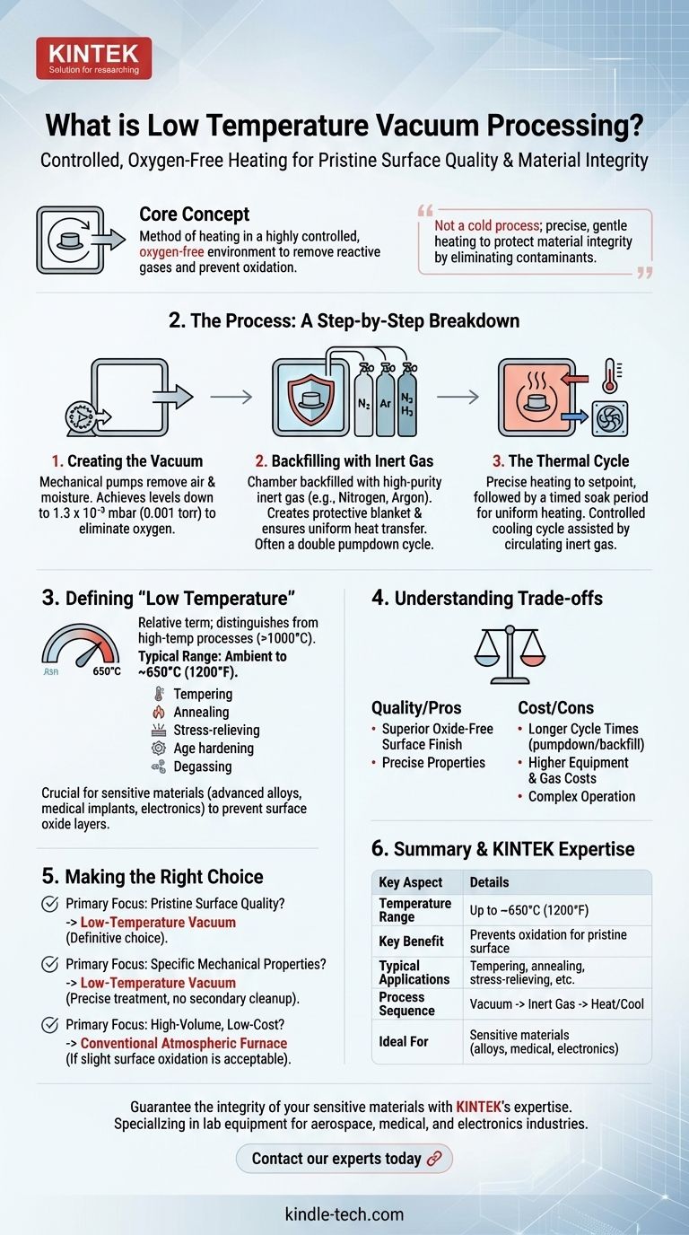 저온 진공이란 무엇인가? 정밀하고 산화되지 않는 열처리를 위한 가이드 시각적 가이드