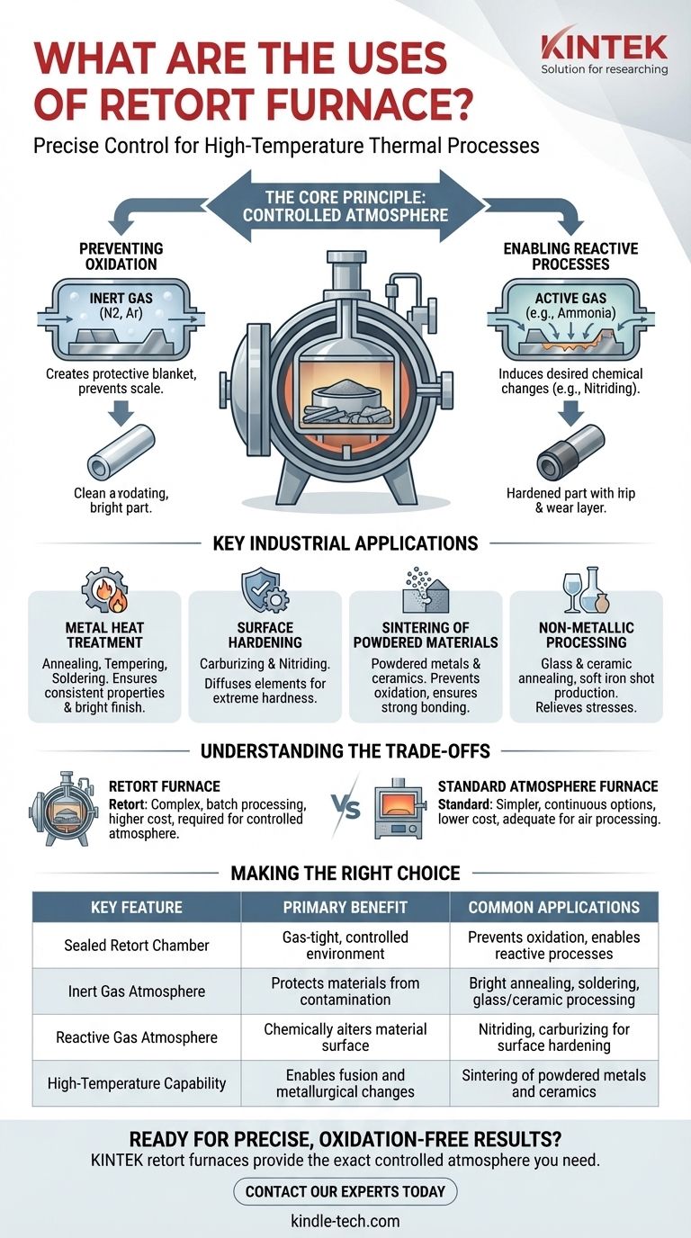 ما هي استخدامات فرن المِقْلاة؟ أتقن عمليات درجات الحرارة العالية بأجواء مُتحكَّم بها دليل مرئي