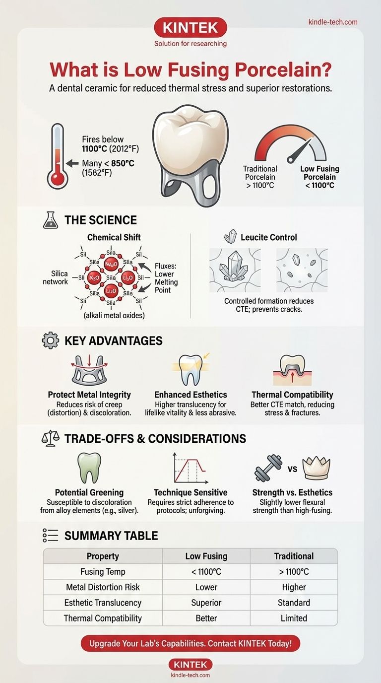 Cos'è la porcellana a bassa fusione? Ottenere estetica superiore e integrità del metallo nelle restaurazioni PFM Guida Visiva