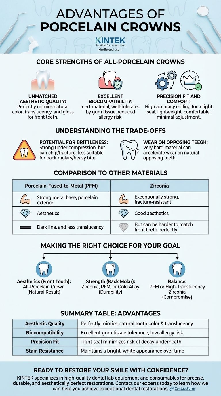 Quels sont les avantages des couronnes en porcelaine ? Obtenez un sourire naturel et magnifique avec une restauration durable Guide Visuel