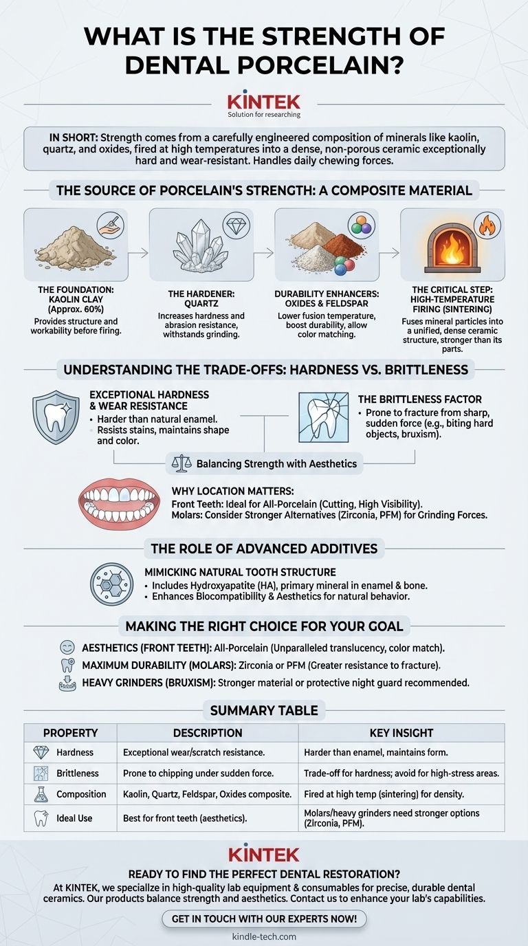 치과용 포세린의 강도는 얼마인가요? 내구성과 심미성을 위한 가이드 시각적 가이드