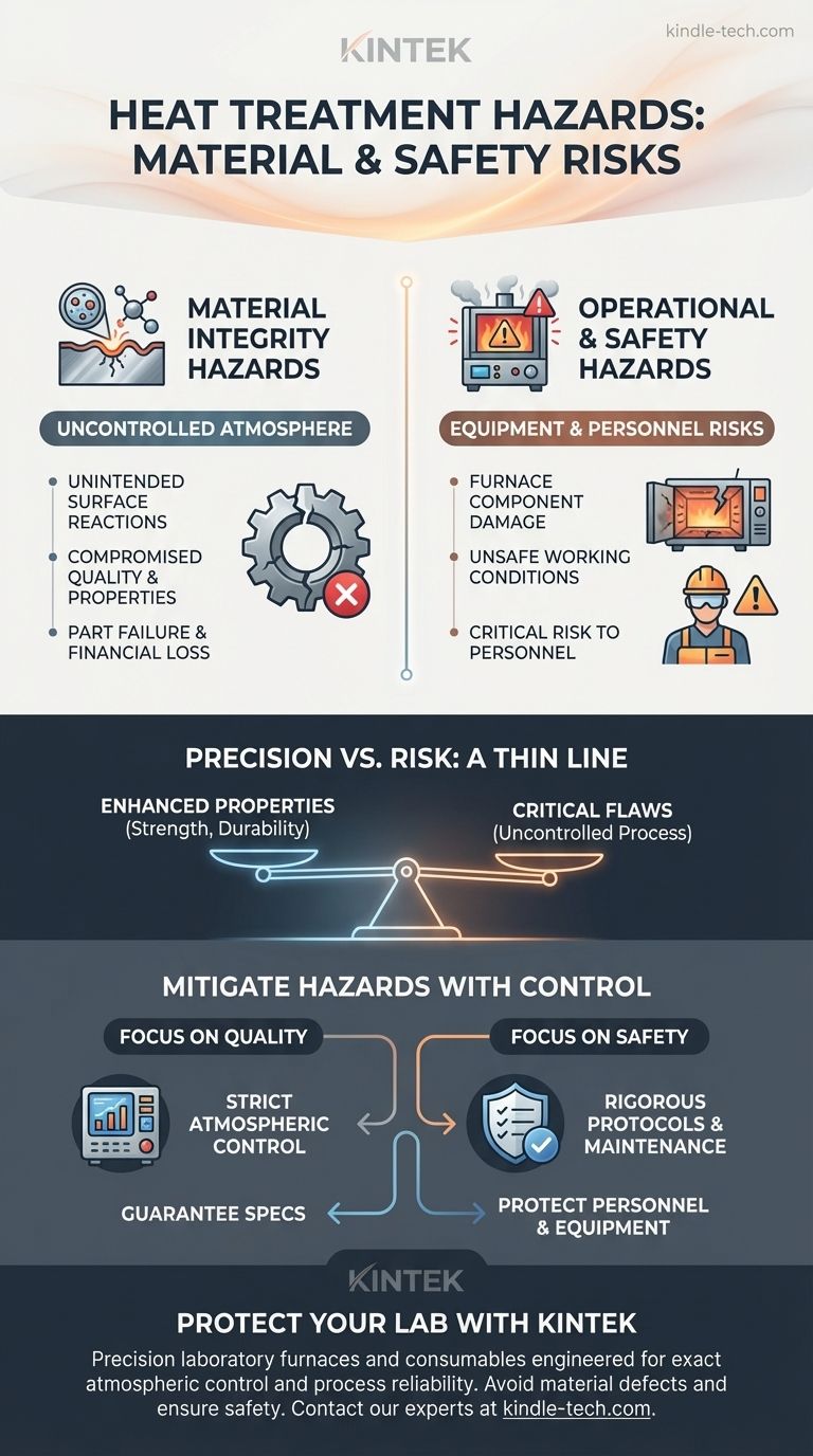 What are the hazards of heat treatment? Avoid Costly Material Defects and Safety Risks Visual Guide
