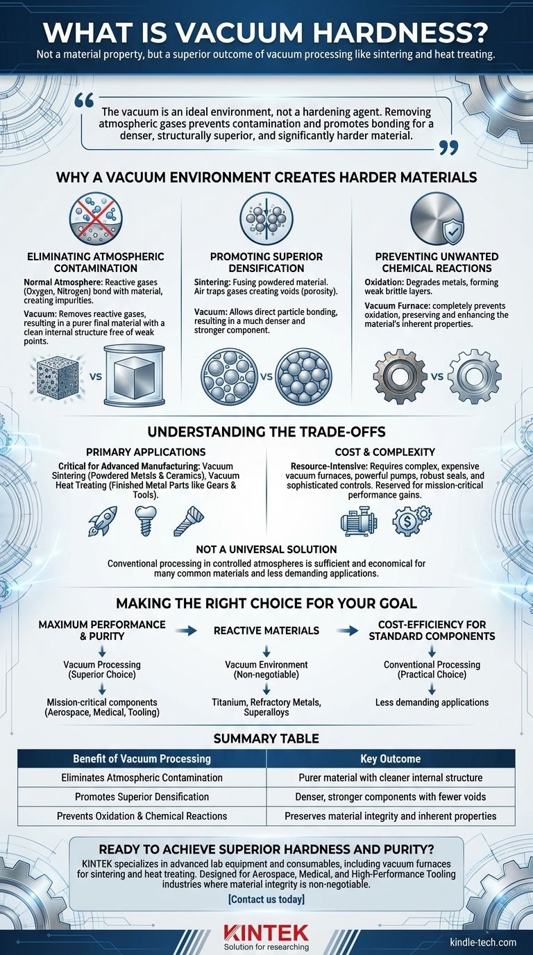 진공 경도란 무엇인가요? 진공 처리로 우수한 재료 성능을 구현하세요 시각적 가이드