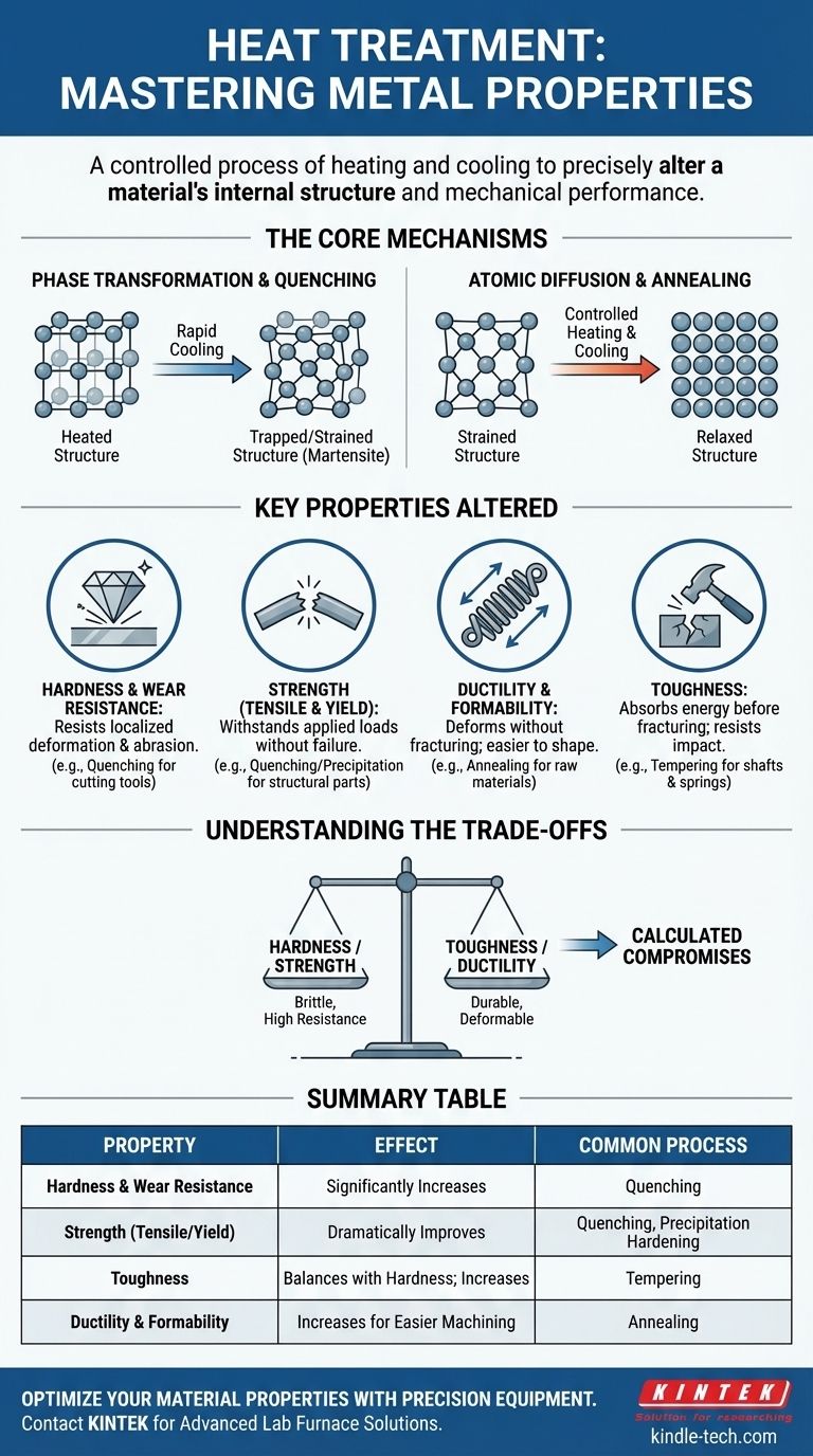 열처리에 의해 영향을 받는 특성은 무엇인가요? 경도, 강도 및 인성에 대한 안내서 시각적 가이드