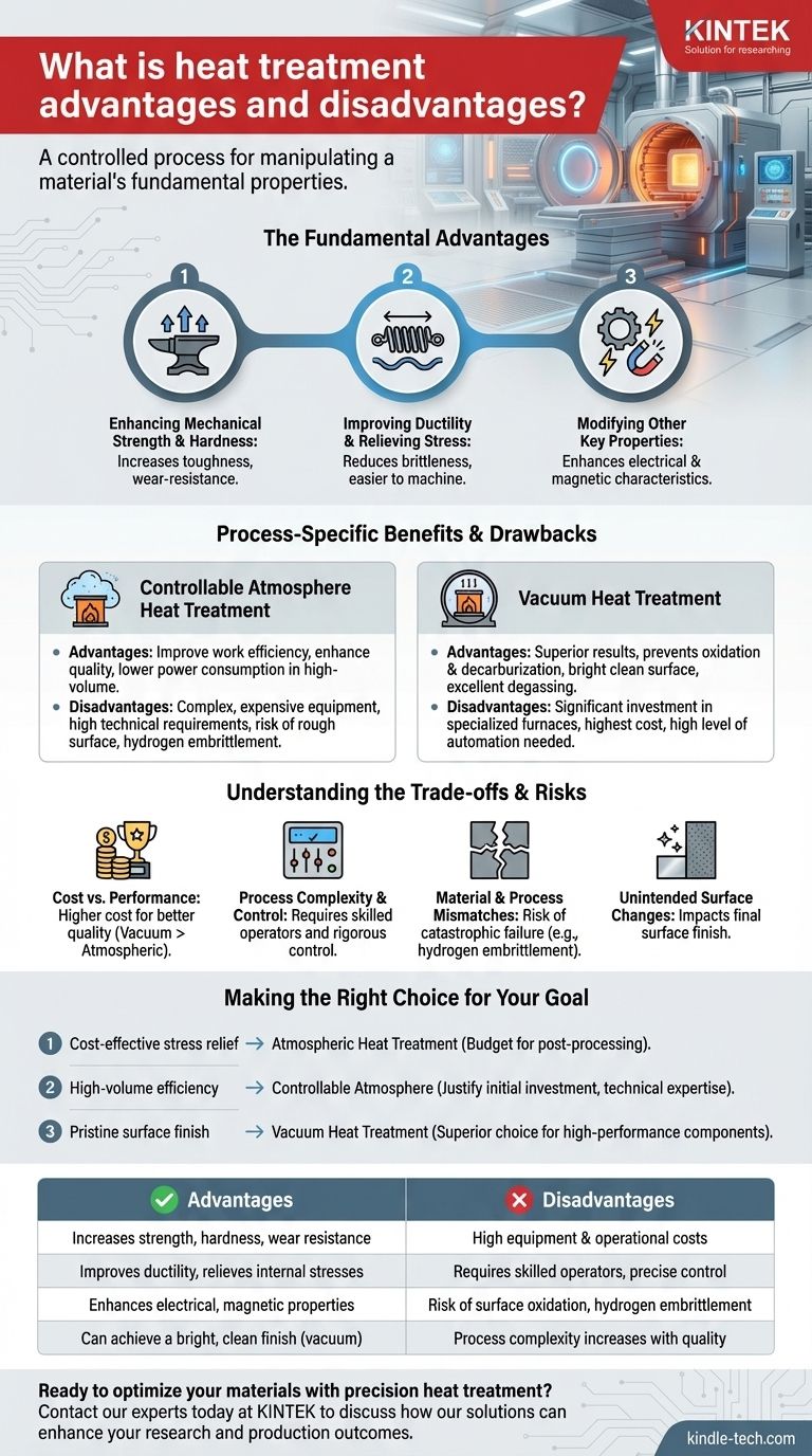 ¿Cuáles son las ventajas y desventajas del tratamiento térmico? Una guía para optimizar las propiedades de los materiales Guía Visual