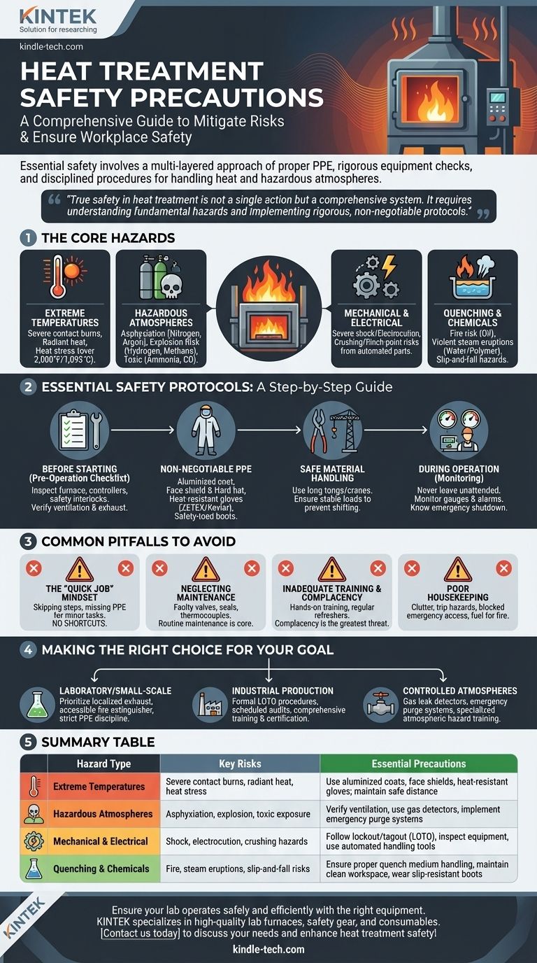 ¿Cuáles son las precauciones de seguridad al realizar tratamientos térmicos? Una guía para evitar quemaduras y peligros Guía Visual