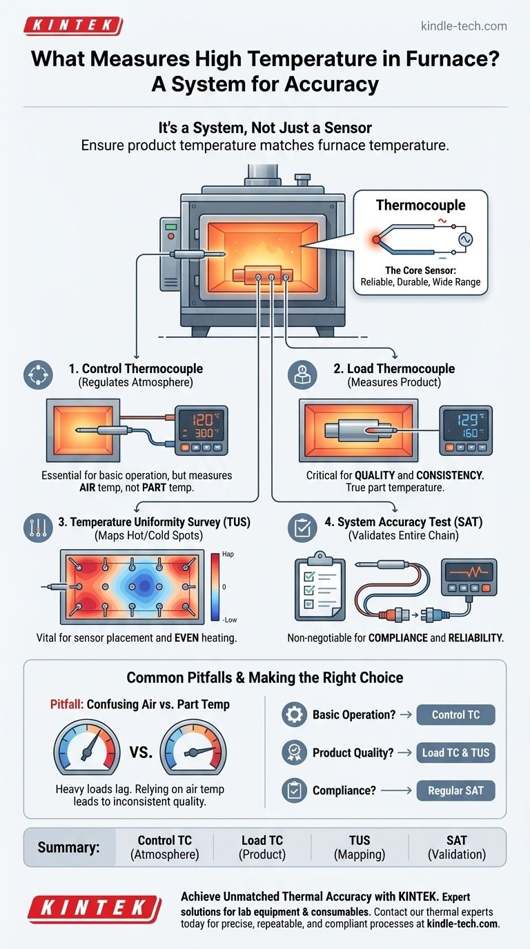 Qu'est-ce qui mesure la haute température dans un four ? Un système pour une véritable précision thermique Guide Visuel