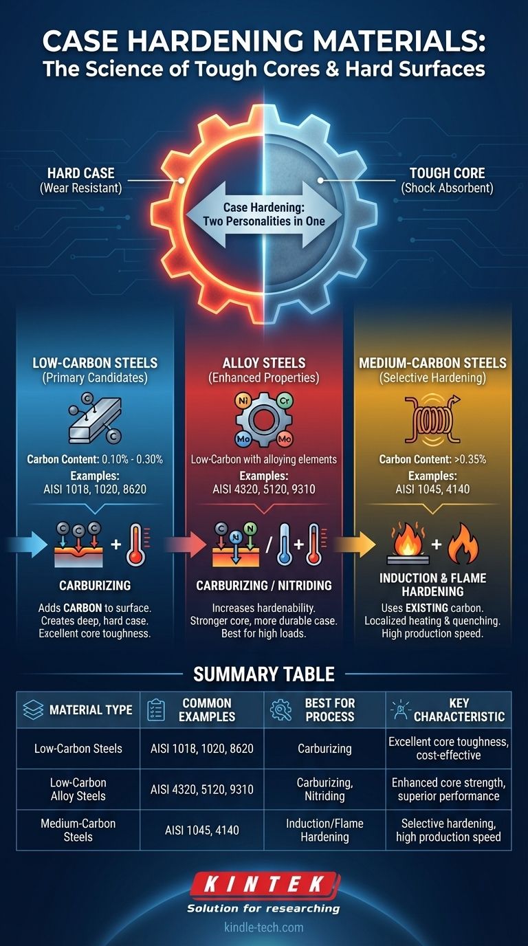 어떤 재료를 표면 경화할 수 있나요? 단단한 표면과 강인한 코어를 위한 올바른 강철 선택 시각적 가이드