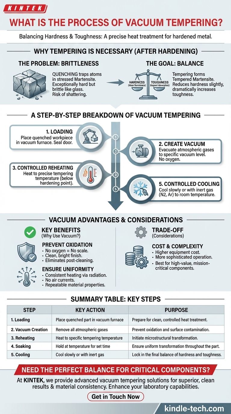 Qual é o processo de têmpera a vácuo? Alcance um Equilíbrio Perfeito de Dureza e Tenacidade Guia Visual