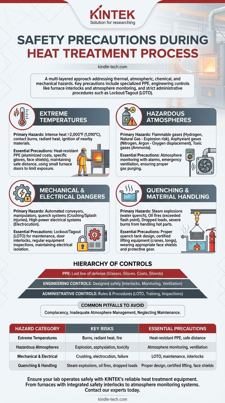 열처리 공정 중 안전 예방 조치는 무엇입니까? 열, 대기 및 기계적 위험 완화 가이드 시각적 가이드