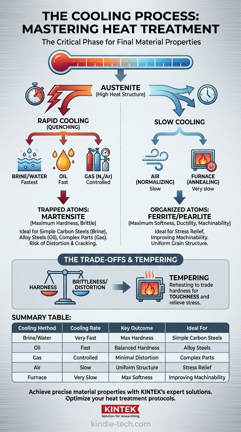 熱処理の冷却プロセスとは何ですか？優れた材料特性を得るための焼入れをマスターする ビジュアルガイド