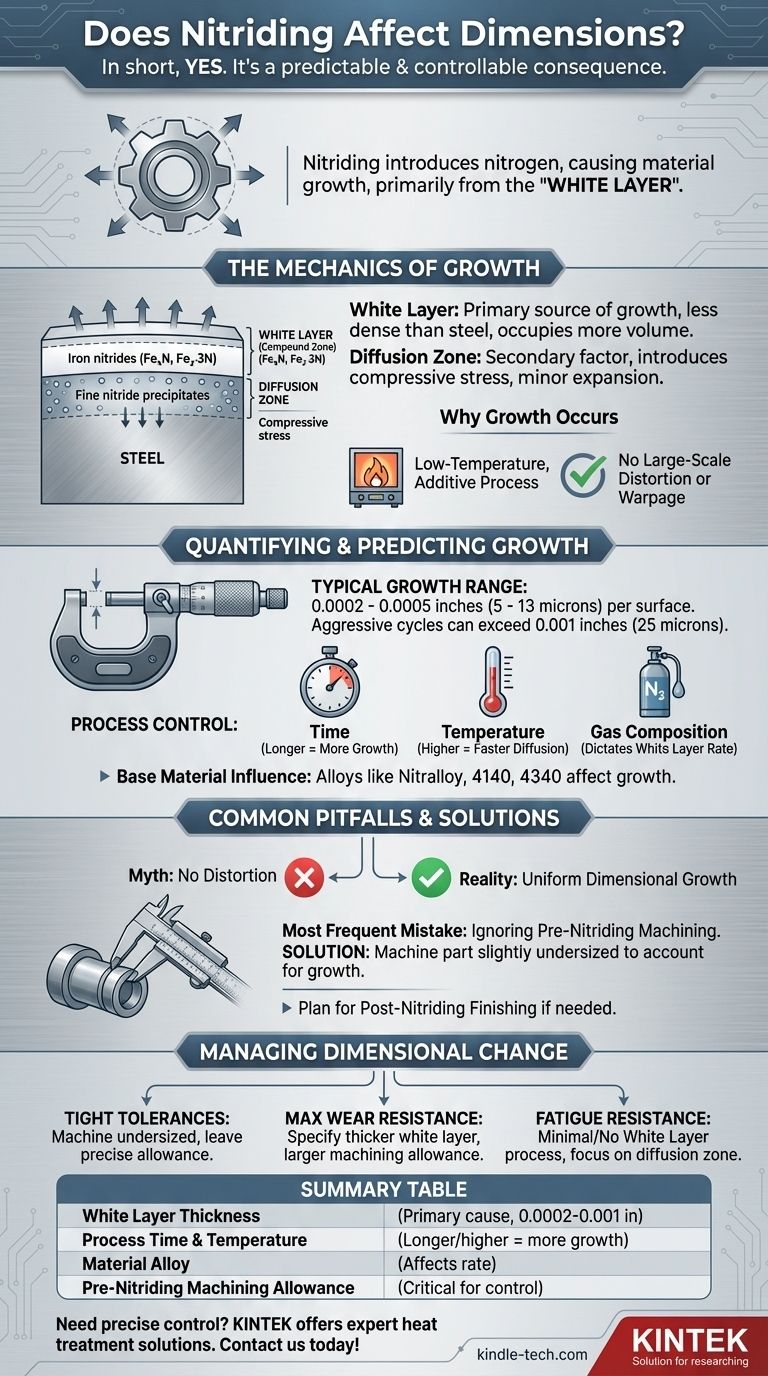هل يؤثر النيترة على الأبعاد؟ نعم—وإليك كيفية التحكم في النمو والتنبؤ به دليل مرئي