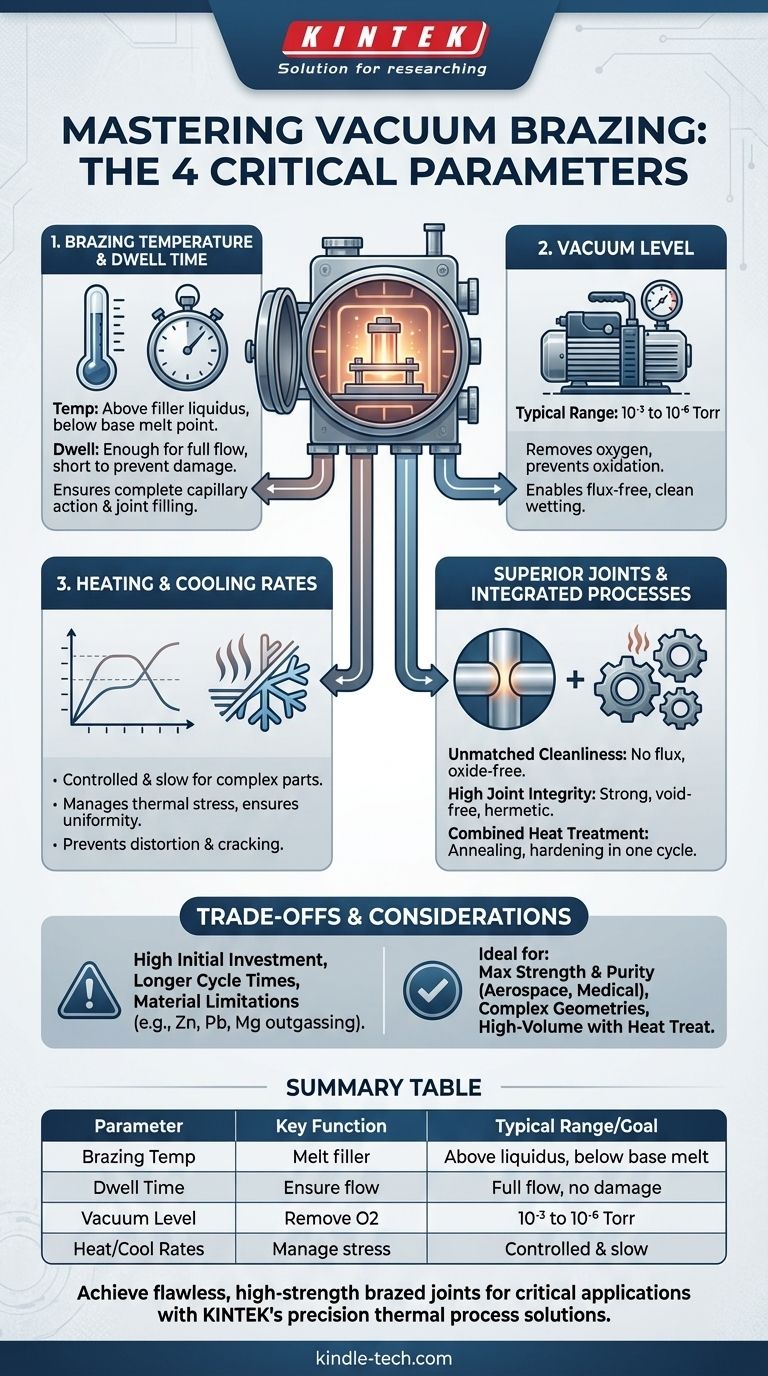 Was sind die Parameter des Vakuumlötens? Beherrschen Sie die 4 Schlüssel zu überlegenen Verbindungen Visuelle Anleitung