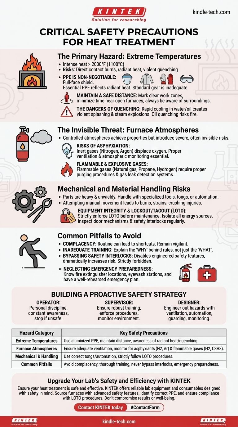 열처리 시 중요한 안전 예방 조치는 무엇입니까? 극심한 열과 보이지 않는 위험으로부터 팀을 보호하십시오 시각적 가이드