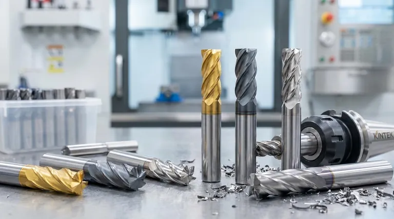 Que tipo de metal duro é usado em fresas de topo? Carboneto de Tungstênio para Desempenho Superior