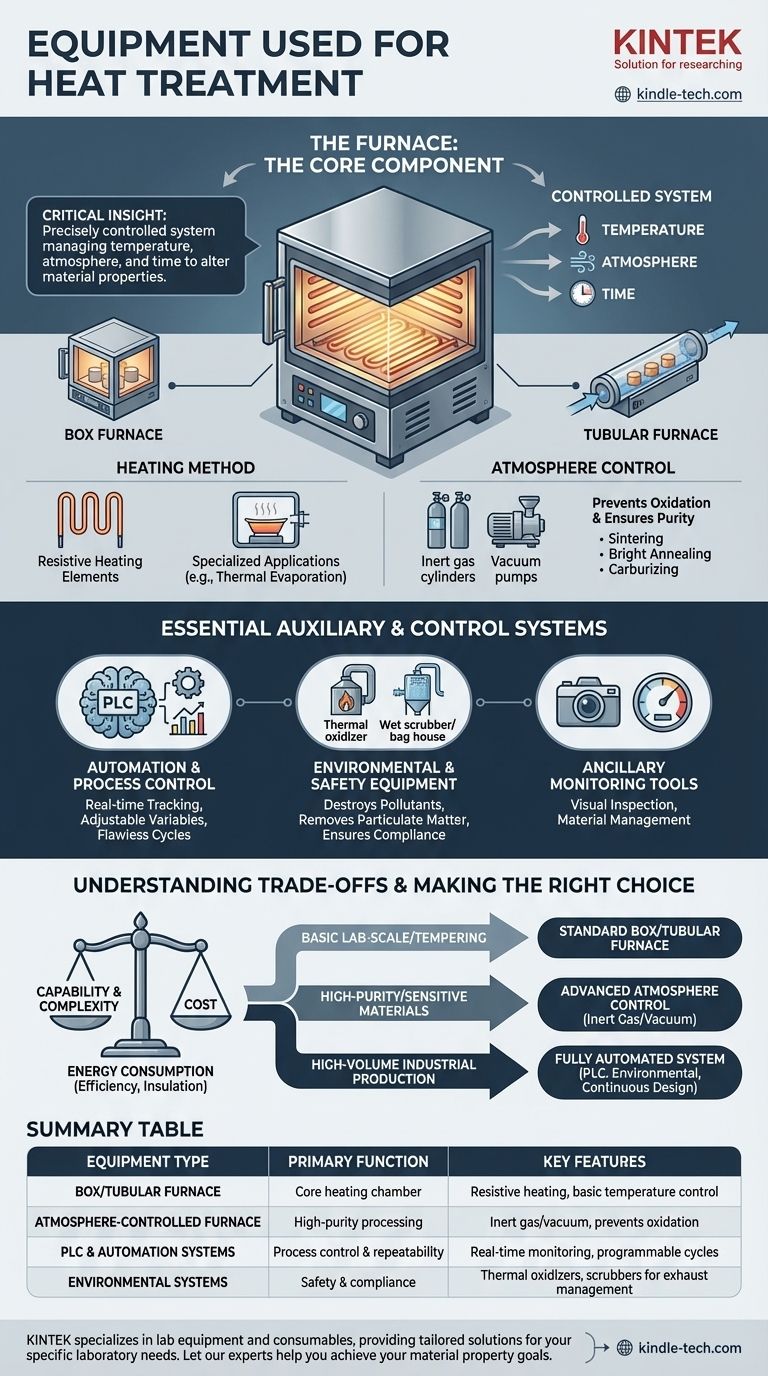 ¿Cuáles son los equipos utilizados para el tratamiento térmico? Una guía completa de hornos y sistemas Guía Visual
