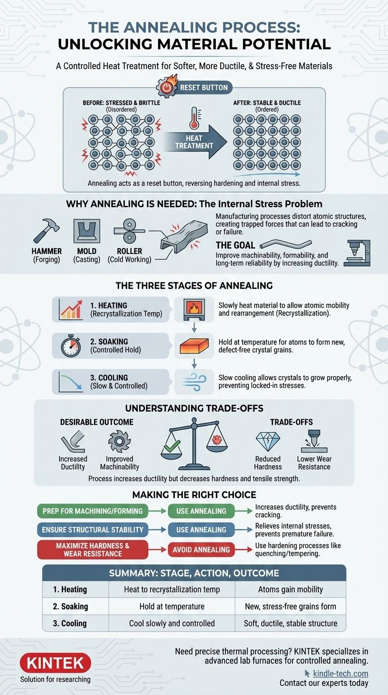 What is meant by annealing process? Transform Brittle Metals into Workable Materials Visual Guide