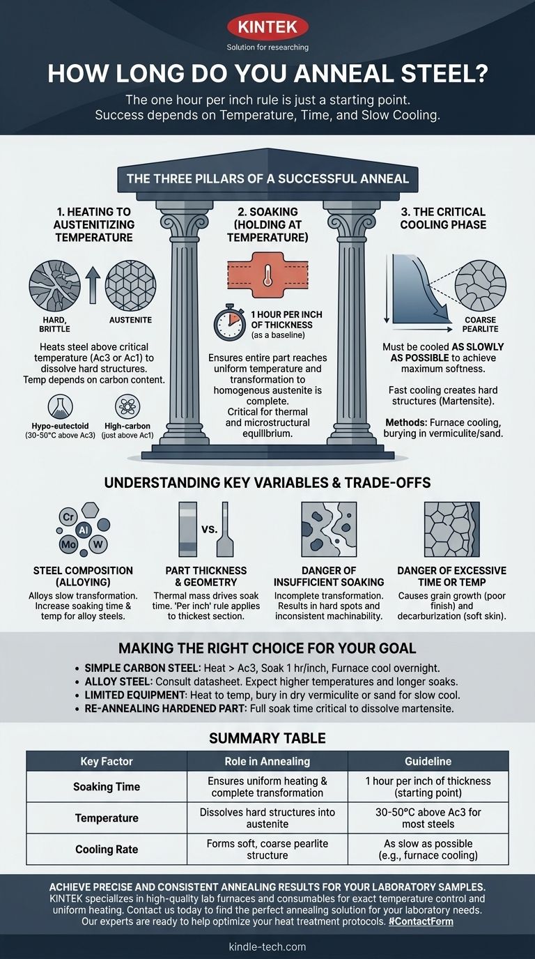 Per quanto tempo si ricuoce l'acciaio? Padroneggia tempo, temperatura e raffreddamento per una perfetta morbidezza Guida Visiva