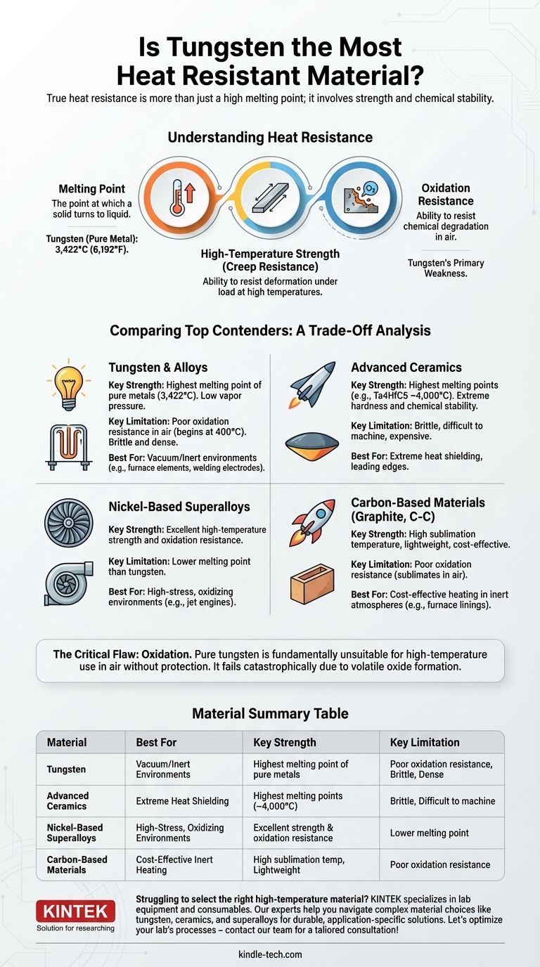 هل التنغستن هو المادة الأكثر مقاومة للحرارة؟ يعتمد ذلك على بيئة تطبيقك. دليل مرئي