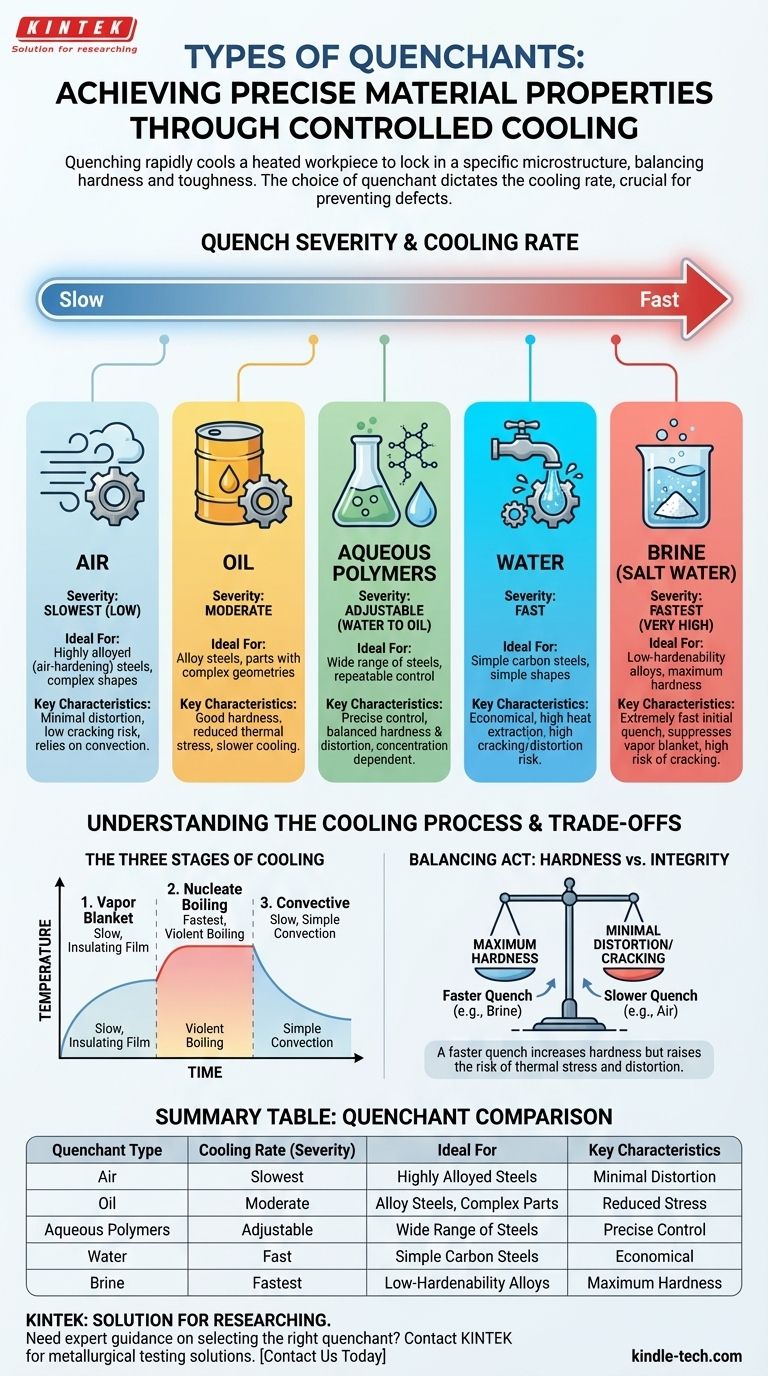 淬火剂有哪些不同类型？选择合适的冷却剂以实现最佳金属硬化效果 图解指南