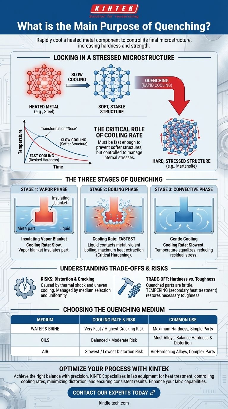 淬火的主要目的是什么？实现金属的精确硬度和强度 图解指南