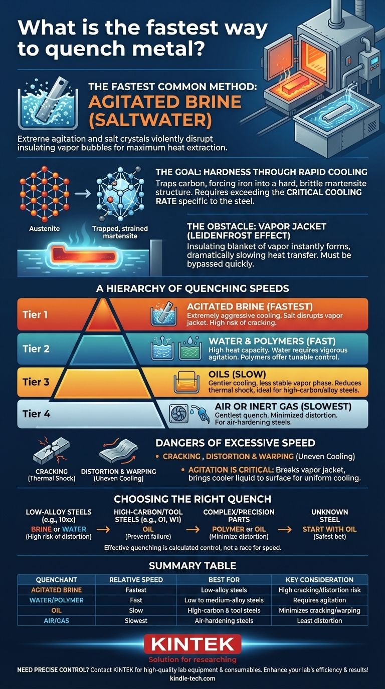 Was ist der schnellste Weg, Metall abzuschrecken? Perfekte Härte ohne Rissbildung erreichen Visuelle Anleitung