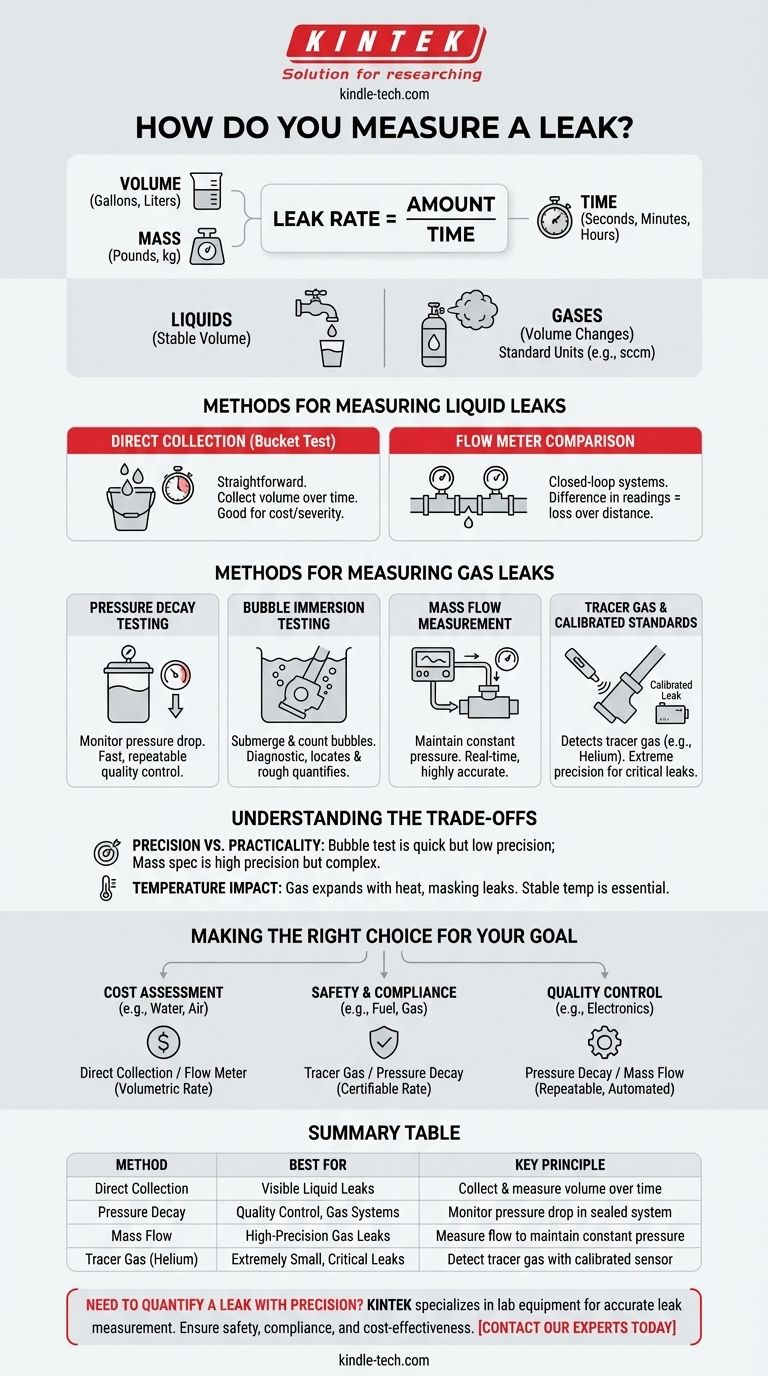 누출은 어떻게 측정하나요? 간단한 물방울부터 중요한 가스 누출까지 시각적 가이드