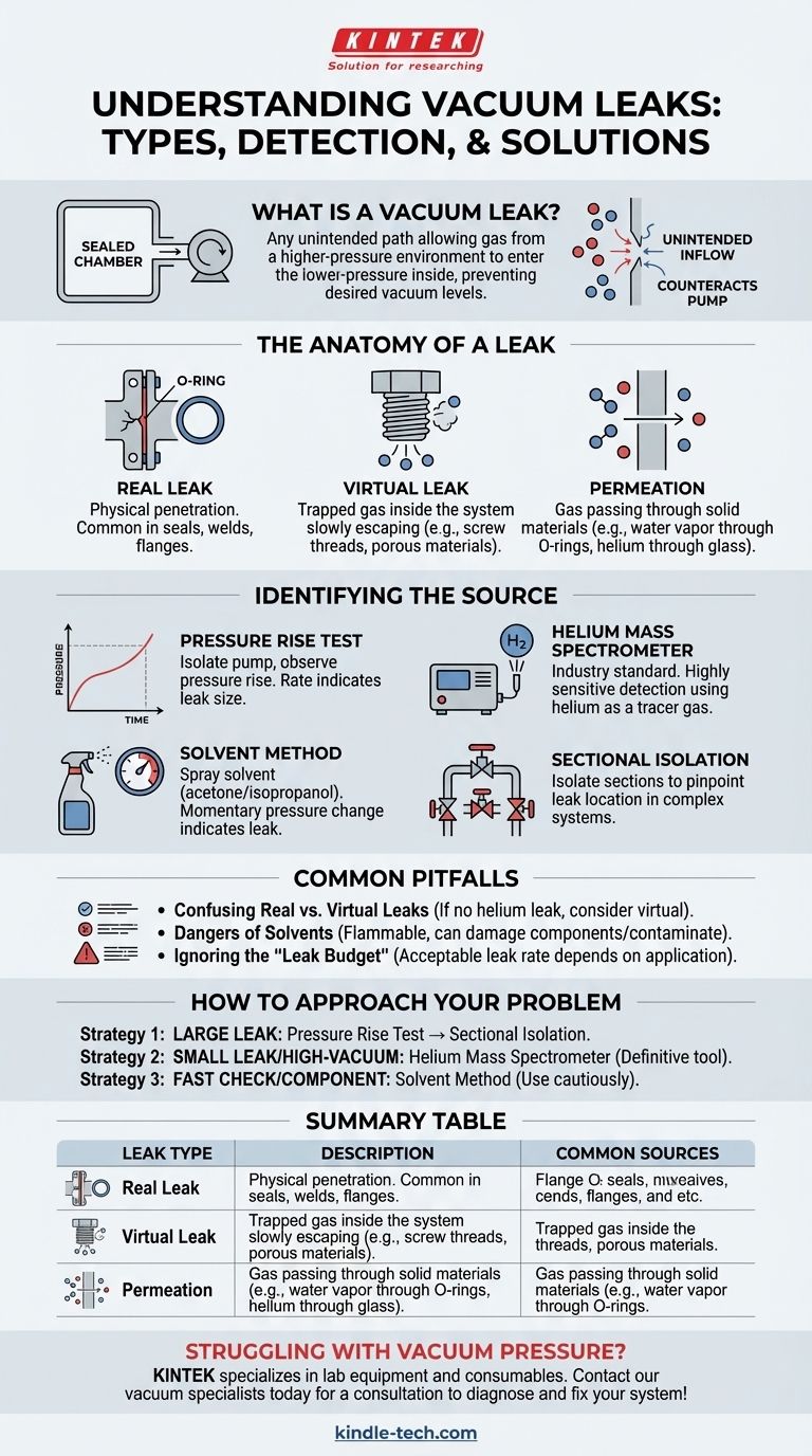 ¿Qué es una fuga en un sistema de vacío? Comprender los tipos y cómo encontrarlas Guía Visual