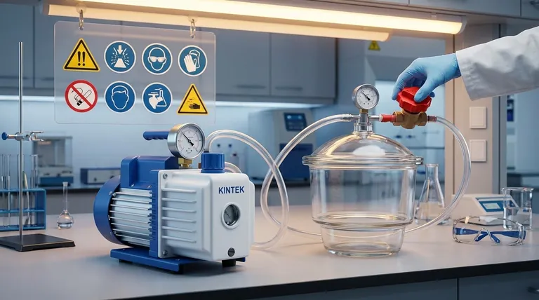 Quali precauzioni devono essere prese quando si applica pressione e vuoto al sistema? Garantire un funzionamento sicuro e privo di contaminazioni