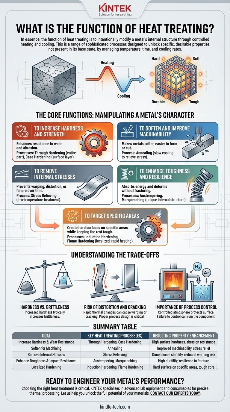 ما هي وظيفة المعالجة الحرارية؟ تصميم خصائص المعادن لأداء فائق دليل مرئي