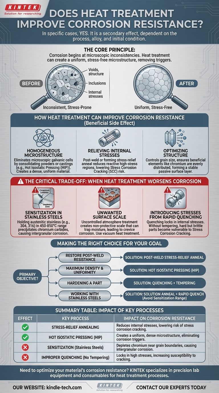 هل المعالجة الحرارية تحسن مقاومة التآكل؟ دليل لتحسين أداء المواد دليل مرئي