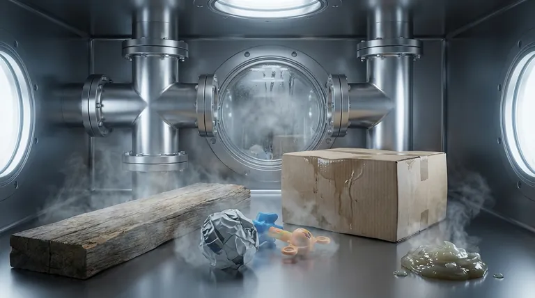 真空室内不应使用哪种材料?避免释气和污染