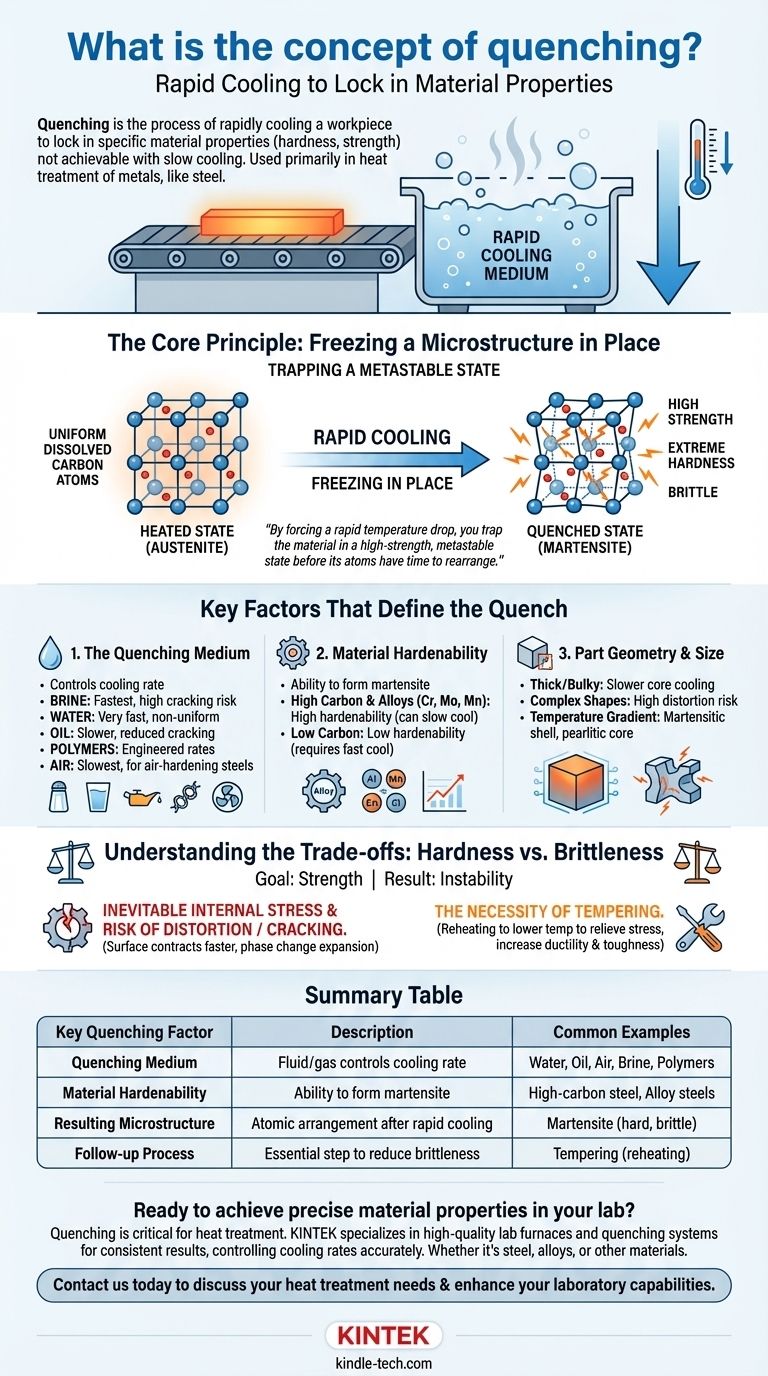 ¿Qué es el concepto de temple? Domine el proceso de enfriamiento rápido para metales más fuertes Guía Visual