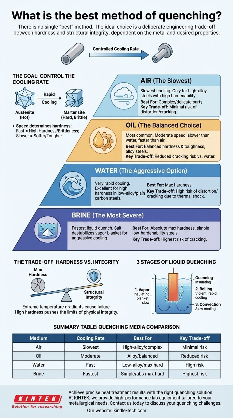 最好的淬火方法是什么？选择正确的淬火介质以获得最大的硬度和完整性 图解指南