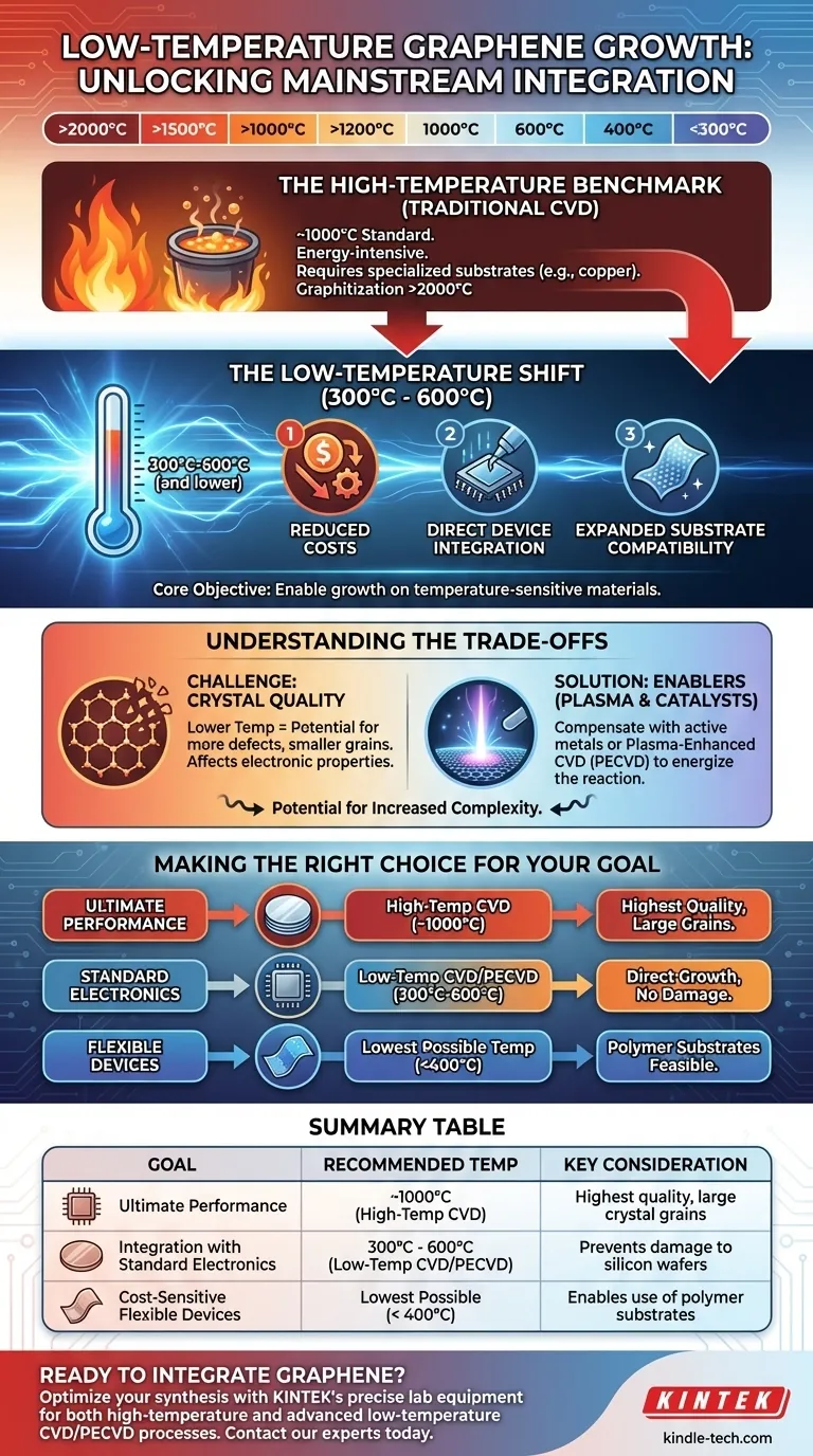 グラフェン成長の低温とは？スケーラブルで費用対効果の高い生産を実現 ビジュアルガイド