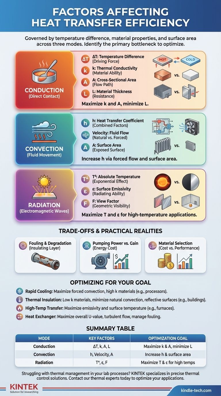 ¿Cuáles son los factores que afectan la eficiencia de la transferencia de calor? Optimice su sistema de gestión térmica Guía Visual