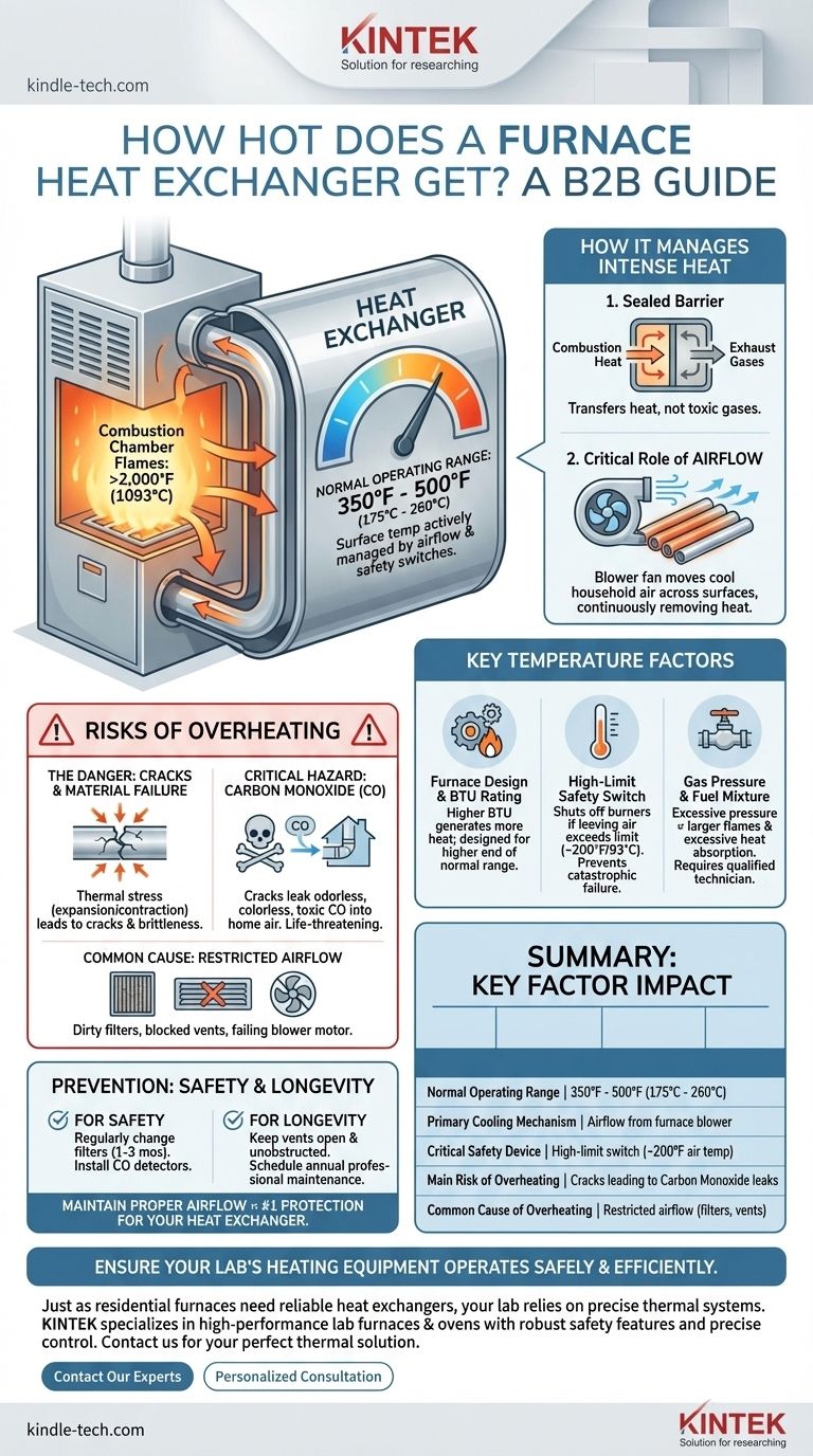 炉の熱交換器はどれくらいの温度になりますか？危険を防止するための安全な動作温度を理解する ビジュアルガイド
