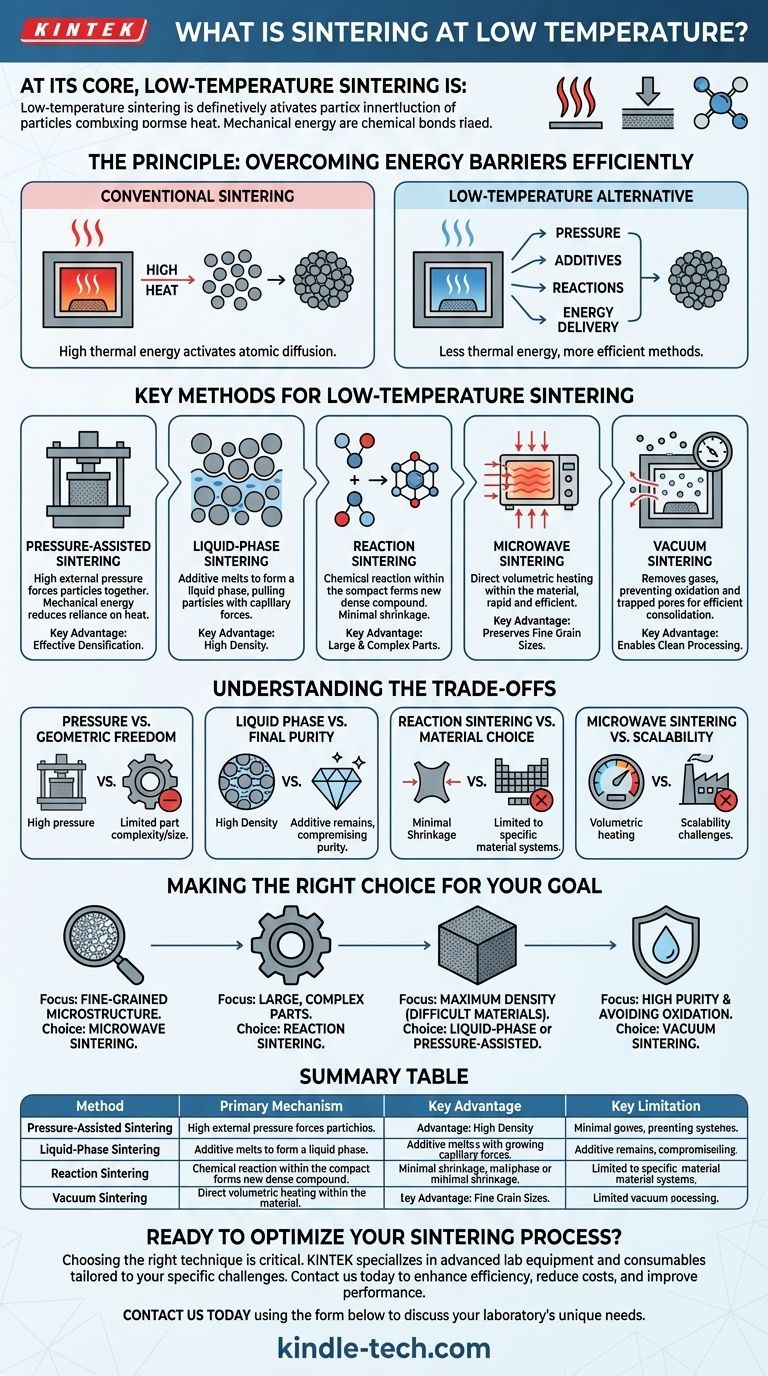 저온 소결이란 무엇인가요? 효율적인 저온 재료 치밀화 가이드 시각적 가이드