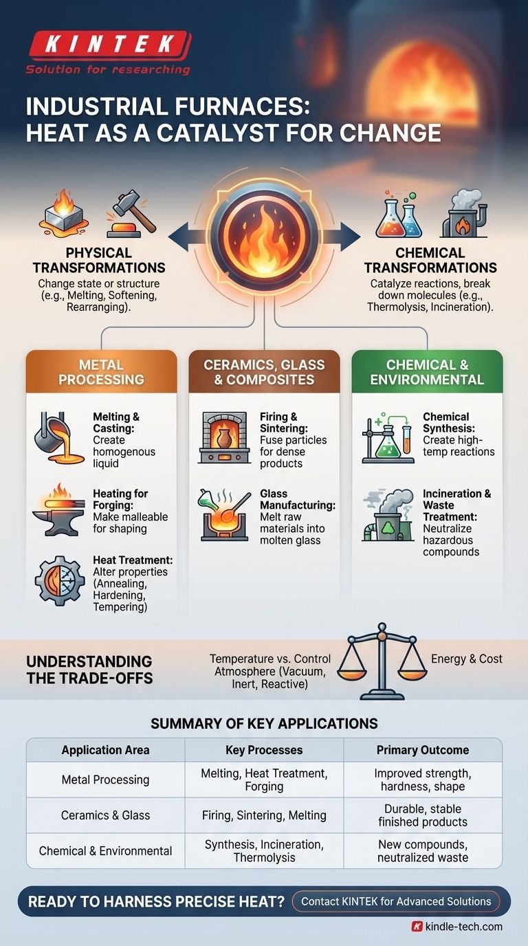 ما هي تطبيقات الأفران الصناعية؟ من المعادن إلى السيراميك، اكتشف حلول درجات الحرارة العالية دليل مرئي