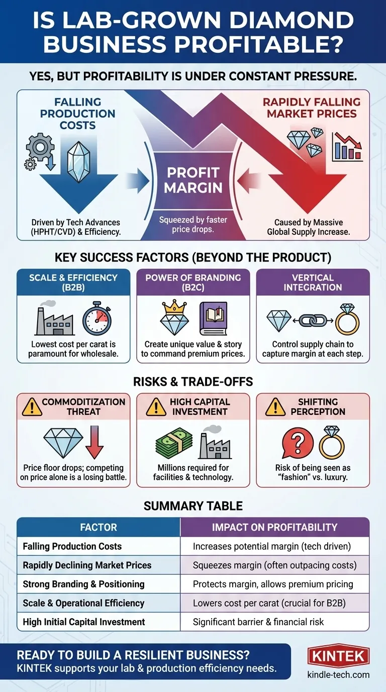 랩그로운 다이아몬드 사업은 수익성이 있나요? 하락하는 가격 속에서 수익성 있는 브랜드를 구축하세요 시각적 가이드