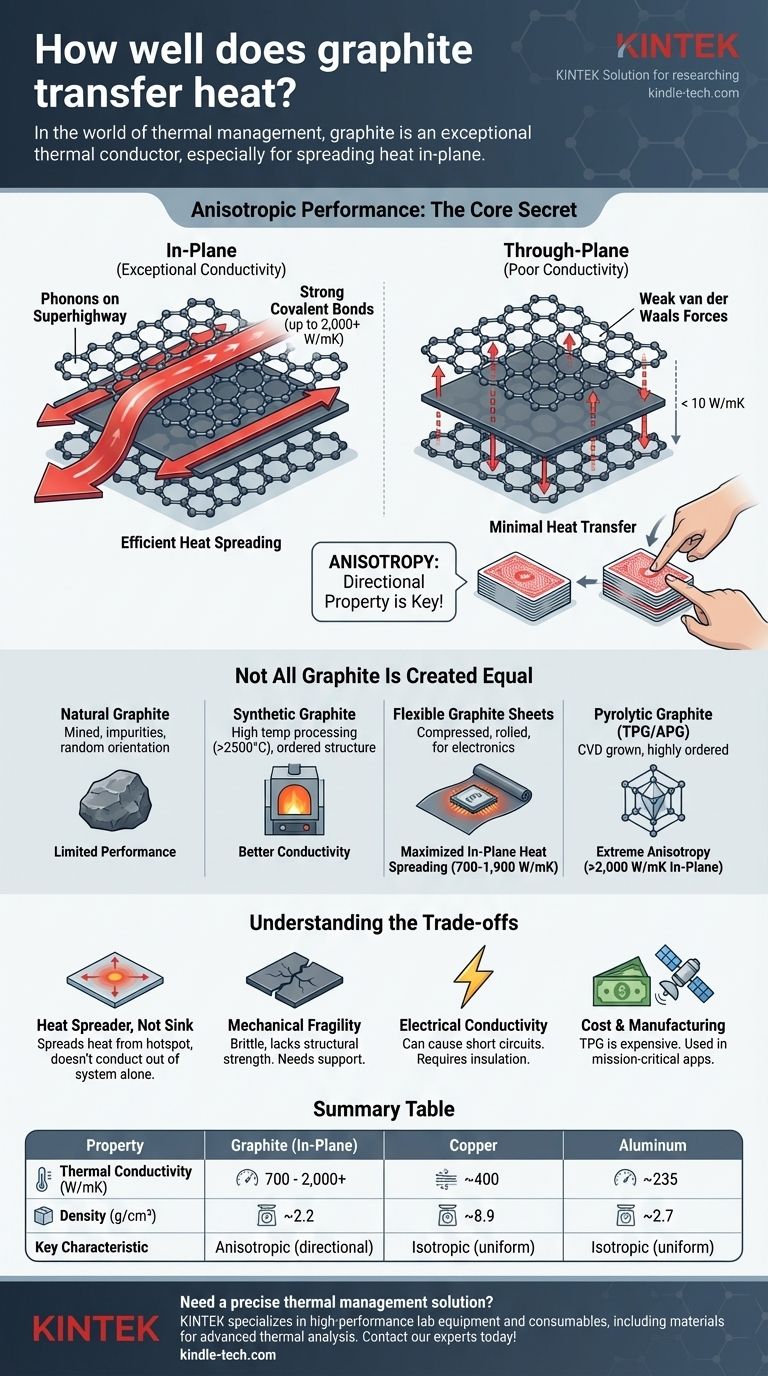 黒鉛は熱をどれくらい効率よく伝導しますか？エレクトロニクス向けに優れた熱管理を実現しましょう ビジュアルガイド