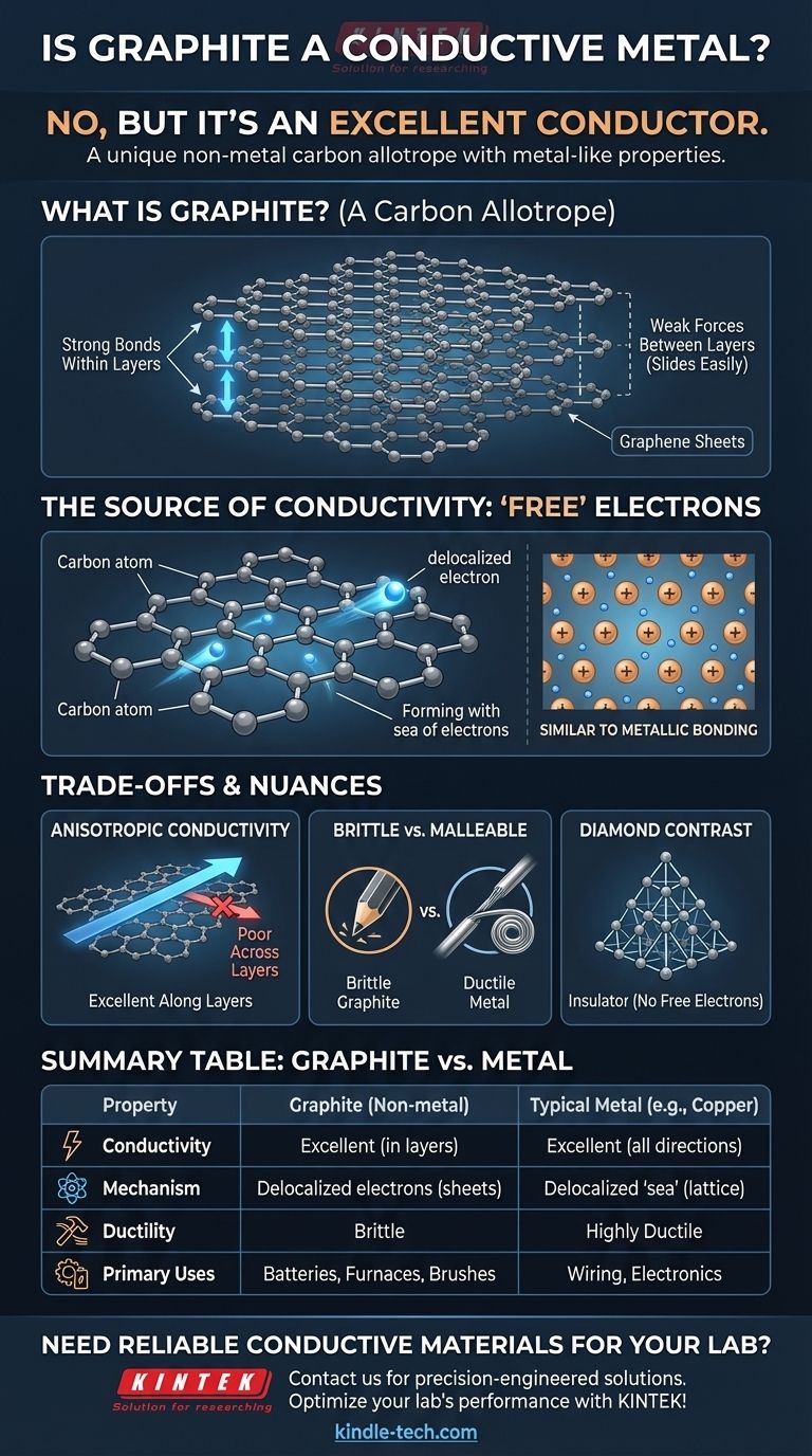 Is graphite a conductive metal? Discover Why This Non-Metal Powers Modern Technology Visual Guide