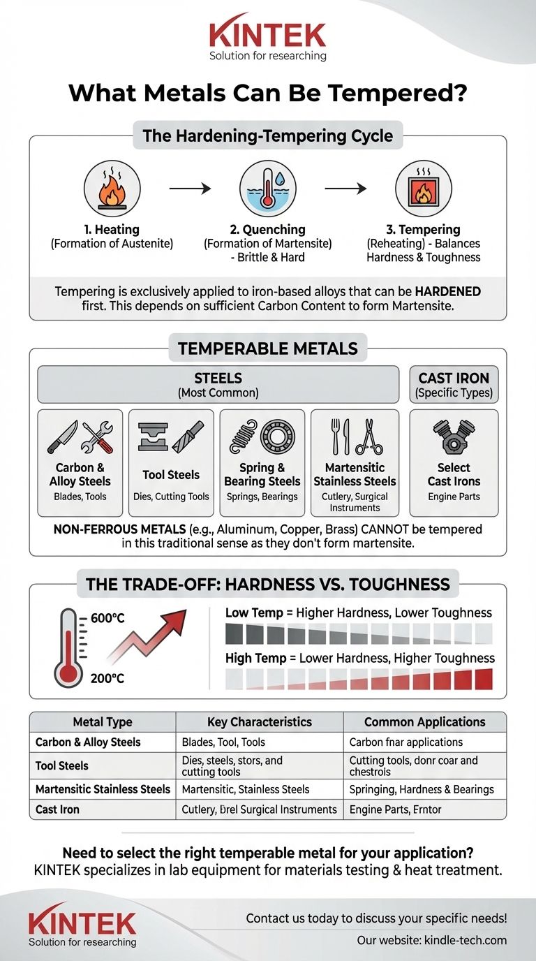 어떤 금속을 템퍼링할 수 있나요? 강철의 경화 및 템퍼링 가이드 시각적 가이드