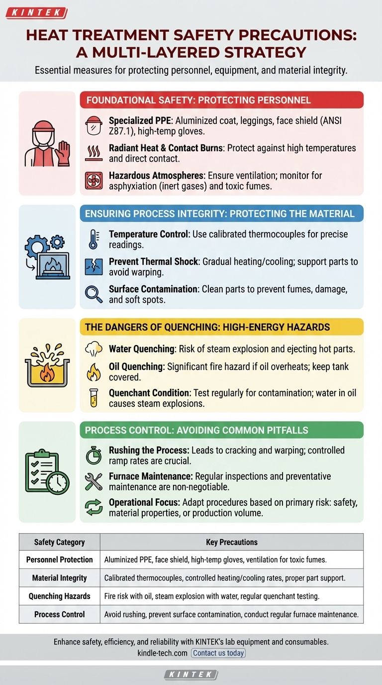 Какие меры предосторожности следует соблюдать при термической обработке? Основные протоколы безопасности для вашей лаборатории Визуальное руководство