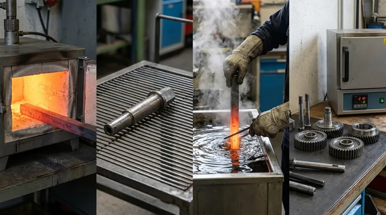 钢的四种热处理类型是什么?退火、正火、淬火和回火